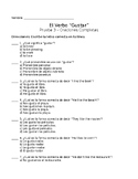 The Spanish Verb Gustar - Multiple Choice Worksheet or Quiz