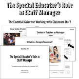 The Special Educator as Staff Manager: Guide for Working w