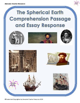 Preview of The Spherical Earth Reading Comprehension Passage and Essay Response