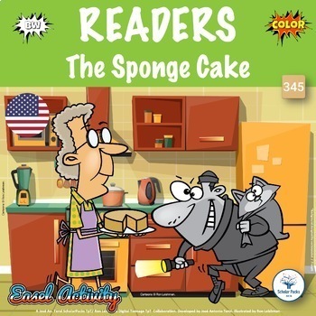 Preview of The Sponge Cake. Reader and Activities.