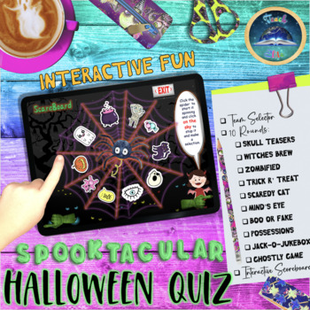 The Spooktacular Halloween Quiz by Teach Elite  TpT