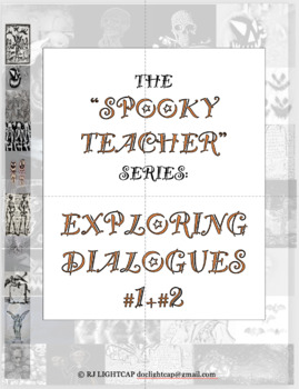 Preview of Let's have some fun with Dialogue Writing: The "Spooky Teacher" Series