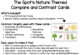 The Spot’s Nature Themed Compare and Contrast Cards