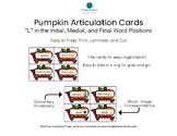 The Spot's Pumpkin Articulation Cards: L Sound
