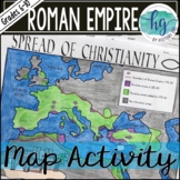 The Spread of Christianity in the Roman Empire Map Activit