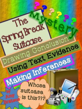 Preview of The Spring Break Mystery-Reading Comprehension and Writing Activity-revised 2022