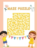 The Spring Maze Game Activity Book For Kids