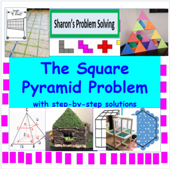 Preview of The Square Pyramid Roof Problem, Assessment, and Answer Key
