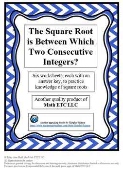 Preview of The Square Root Is Between Which Two Consecutive Integers?