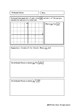 Preview of The Squeeze Theorem