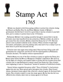 The Stamp Act of 1765 MJ