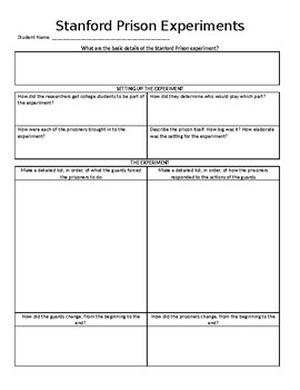 stanford prison experiment movie guide answer key