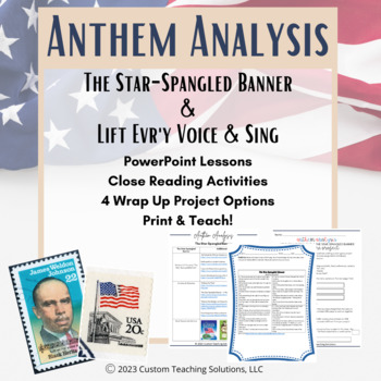 Preview of The Star Spangled Banner & Lift Every Voice and Sing - Black History