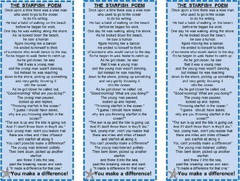 Free! The Starfish Story Bookmark by Christine Maxwell ...