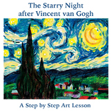 The Starry Night after Vincent van Gogh