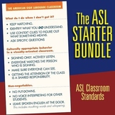 The Starter Bundle. Four ASL posters.