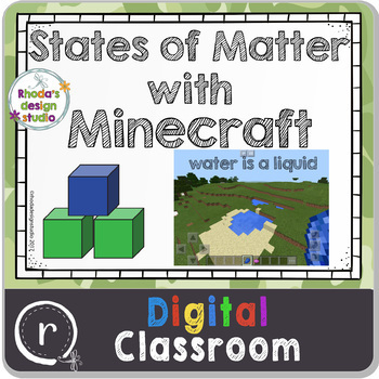 Preview of The States of Matter using Minecraft and Google Slides Distance Learning