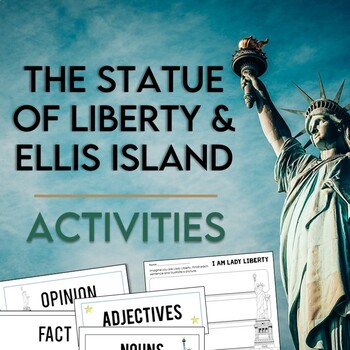Preview of Statue of Liberty & Ellis Island Activities Pack (Centers, Writing, and More!)