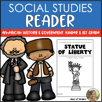 Preview of The Statue of Liberty History Reader for Kindergarten & First Social Studies
