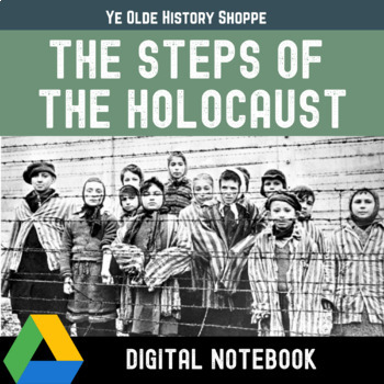 Preview of The Steps of the Holocaust: Anti-Semitism to Final Solution - Digital Notebook