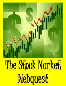 Preview of The Stock Market Webquest to Study Our Economy Digital