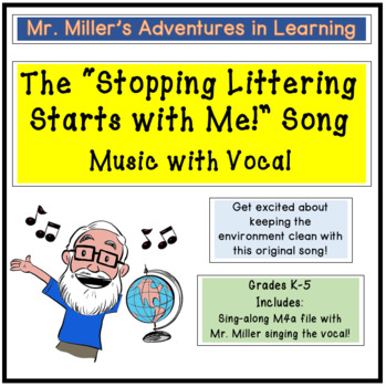 Preview of The "Stopping Littering Starts with Me!" Song: Music File in F with Vocal