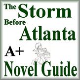 The Storm Before Atlanta Novel Study Unit - Comprehnsion Q