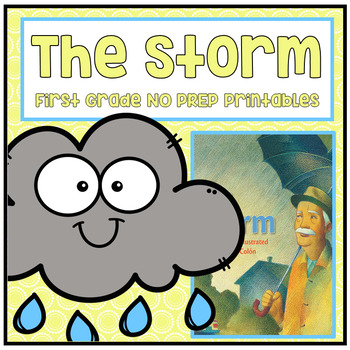 Preview of The Storm First Grade NO PREP Printables