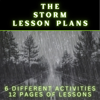 Preview of The Storm by McKnight Malmar: 6 Critical Thinking Lesson Plans