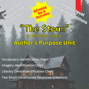 Preview of The Storm by McKnight Malmar Author's Purpose Unit
