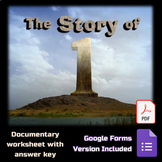 The Story of 1 Documentary Worksheet :Google Forms :Digital