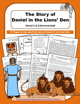 Preview of The Story of Daniel in the Lions' Den - Bible Story
