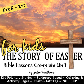 Preview of Easter (Holy Week) Christian Bible Lessons and Activates for Kids