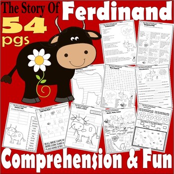 Preview of The Story of Ferdinand Bull Read Aloud Book Companion Reading Comprehension