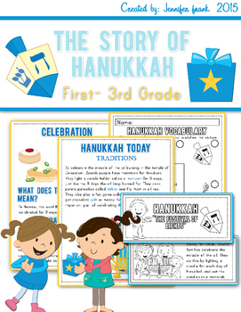 Preview of The Story of Hanukkah: Literacy Extension Pack