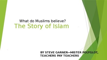 Preview of The Story of Islam: Sheltered History Content with TPRS