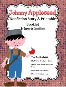 Preview of The Story of Johnny Appleseed Nonfiction Printable Book