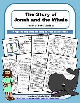 Preview of The Story of Jonah and the Whale - Bible Story