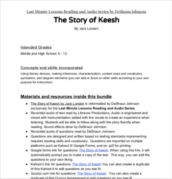 essay about story of keesh