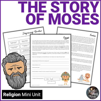 Preview of The Story of Moses and Exodus