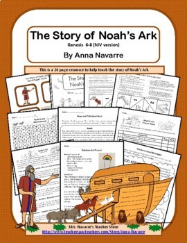 Preview of The Story of Noah's Ark - Bible Story