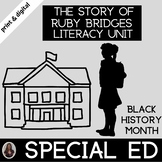 The Story of Ruby Bridges Literacy Unit Special Education 