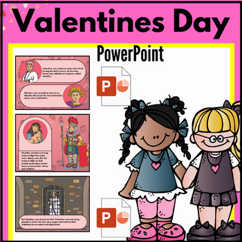 Preview of The Story of Saint Valentine PowerPoint - Slides activities - HOLIDAYS