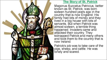 Preview of The Story of St. Patrick & The Legend of the Shamrock PowerPoint Presentation