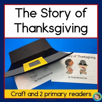 Preview of The Story of Thanksgiving Differentiated Guided Reading Books and Craft