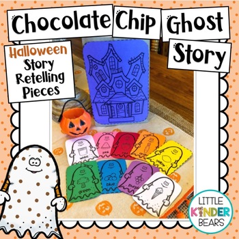 Preview of The Chocolate Chip Ghost | Halloween | Retelling Craft | Interactive Story