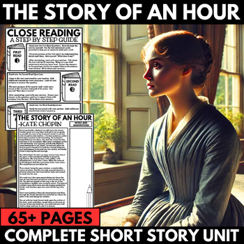 Preview of The Story of an Hour Short Story Unit - Kate Chopin - Close Reading Questions