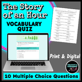 The Story of an Hour Vocabulary Quiz or Pre-Reading Practi