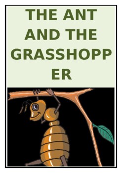 Preview of The Story of the Ant and the Grasshopper workbook
