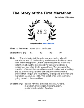 Preview of The Story of the First Marathon - Small Group Readers Theater